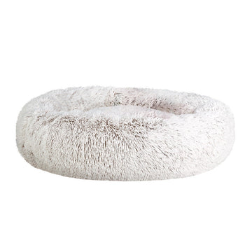 i.Pet Pet bed Dog Cat Calming Pet bed Large 90cm White Sleeping Comfy Cave Washable i.Pet